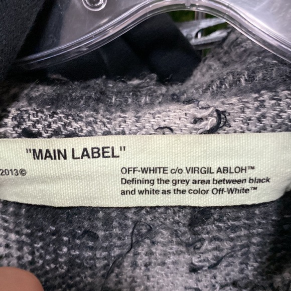 Authentic Rare Off white Flannel Jacket - Picture 3 of 5